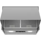 Bosch Serie | 2 DEM63AC00 - Kåpa - integrerad - bredd: 60 cm - djup: 27.1 cm - utsug och återcirkulering (-) - silver