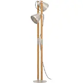 Eglo CAWTON golvlampa H1345, 2x E27, nöd/bs FSC