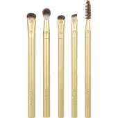 Ecotools LOT ÉCLAIRCISSANT MÉTAUX PRÉCIEUX - 5 Pinceaux - 100% Végétalien - Aluminium Recyclé - Poils Doux
