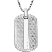 Fossil Halsband silver