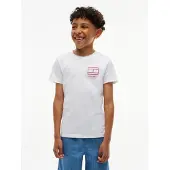 Tommy Hilfiger Outline Flag Logo Jersey T-Shirt