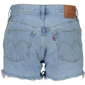 Levi's för kvinnor. 56327-0086 Kort 501 Original blå (26), Casual, Bomull, Hållbar