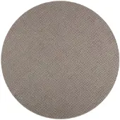 vidaXL Områdesmattor Rund LUGO Kräm och Taupe Ø 200 CM Polyester