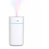 INF Uppladdningsbar Aromdiffusor Luftfuktare med Stämningsbelysning White