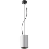 Maytoni Pendellampa Efir, Vitt / opal, Vardagsrum / matsal, Aluminium / grå / zink, Modern