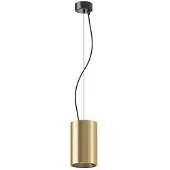 Maytoni Pendellampa Efir, Mässing / guld, Vardagsrum / matsal, Aluminium / grå / zink, Modern