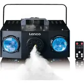 Ginza.se Lenco 2-i-1 Partymaskin med RGB-ljus med dubbla matriser och dimmaskin