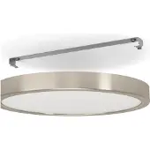 Eglo LED taklampa Fueva 5, Aluminium / grå / zink, Vardagsrum / matsal, Metall, Modern, LED-taklampa