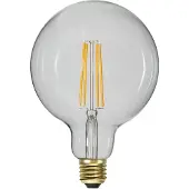 Star Trading LED lampa E27 dimbar | G125 klar | 2100K | 6.5W (60W) []