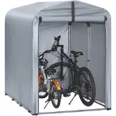 SoBuy Cykelförvaringsskjul, vattentätt, 120x176x163 cm