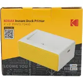 Kodak Instant DockPrinter PD460Y - Skrivare - färg - färgsublimering/termisk överföring - 101.6 x 152.4 mm - Bluetooth, USB-C