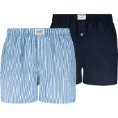 Levi's Woven Boxershorts 2-Pack Blå Ljusblå örkblå Storlek