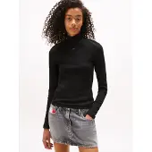 Tommy Hilfiger Tommy Jeans Slim Mock Neck Long Sleeve T-Shirt