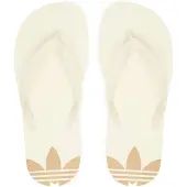 Adidas Originals Strand-/badsko 'Adi Sun' brokad / off-white