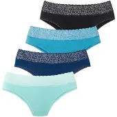 LASCANA Trosa marinblå / azur / mint / svart