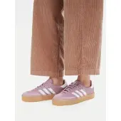 Adidas Låg sneaker 'Samba' mauve / vit