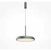 Maytoni Pendellampa Gerhard, Aluminium / grå / zink, Vardagsrum / matsal, Metall, Modern
