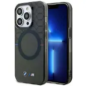 BMW Fodral BMHMP14XHGPK iPhone 14 Pro Max 6,7" grå/grå hårdplastfodral mönster MagSafe
