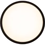 Naeve LED taklampa Karl, dimbar, Svart, Badrum, Syntetmaterial, Modern, LED-taklampa