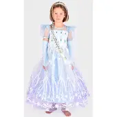 Den Goda Fen Maskeradkläder - Prinsessan Klänning - Frost - - 2-4 år (92-104) - Maskeradkläder
