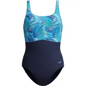 Speedo Print Contour Eclipse Baddräkt