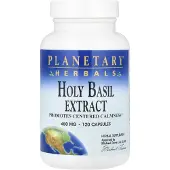 Planetary Herbals , Helig Basilika Extrakt, 450 mg, 120 Capslar