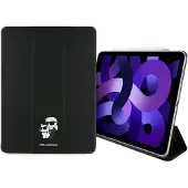 Karl Lagerfeld Saffiano Magnetic Karl & Choupette iPad Air 13" 2024 Book Cover - Svart