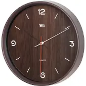Teesa Väggklocka 30 cm mörkbrun