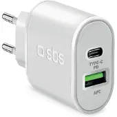 SBS TETRPD20W, inomhus, AC, 9 V, Vit