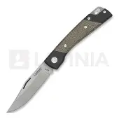 Mercury Luc - Elmax - Green Canvas Micarta fällkniv