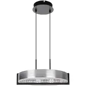 Naeve Pendellampa Yvaris, dimbar, Aluminium / grå / zink, Vardagsrum / matsal, Metall, Modern