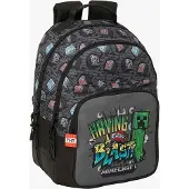 Minecraft Double Minecraft Graffiti 20l 32x15x42 Cm Ryggsäck