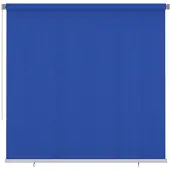 vidaXL Rullgardin utomhus 240x230 cm blå HDPE