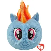 TY Gosedjur/Hoppboll - Beanie Studsare - 10 cm - Rainbow Dash ML - - One Size - Gosedjur