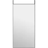 vidaXL Dörrspegel, Svart, 50X100 Cm, Glas Och Aluminium