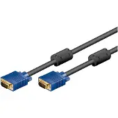 Goobay D-Sub (VGA) - D-Sub (VGA) cable 5m blue (93370)