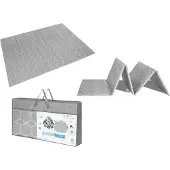 JETWORLD BOCIOLAND BL121 vikbar kontrastmatta 150x200 cm honungsmönstrat plastr