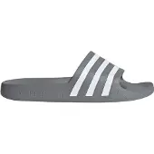 Adidas Pantolette 'Adilette Aqua' grafit / vit