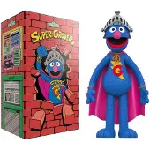 Super 7 Sesame Street Super Grover Figur