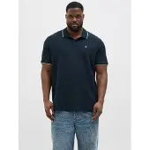 Jack & Jones Austin Plus Size Kortärmad Polotröja