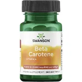 Swanson Health , Béta Karotin, 10 000 IU (3 000 mcg RAE), 250 mjuka kapslar