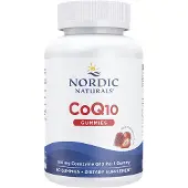 Nordic Naturals , CoQ10, jordgubbar, 100 mg, 60 gummiar