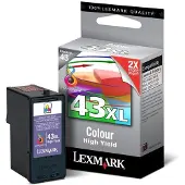 Lexmark 43XL Bläckpatron 3-färg