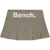 Bench Logo Pleated Stripe Minikjol