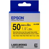 Epson LK-9YBP | svart text - pastellgul tejp | 50mm (original)