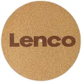 Lenco Slipmat för skivspelare tillverkad av kork