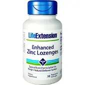 Life Extension , Förbättrad zink lozenges, Pepparmint, 30 Vegetariska lozenges