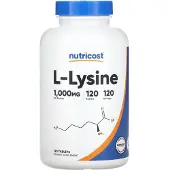 Nutricost , L-Lysin, 1 000 mg, 120 Tabletter