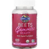 Garden of life , Beets Gummies Beauty, Raspberry, 60 Fruktgummier