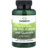 Swanson Health , Full Spectrum Kola Nöt, Catuaba och Guarana, 90 kapslar